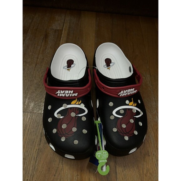 Crocs NBA Miami Heat Classic Clogs Men's Size - Picture 3 of 7